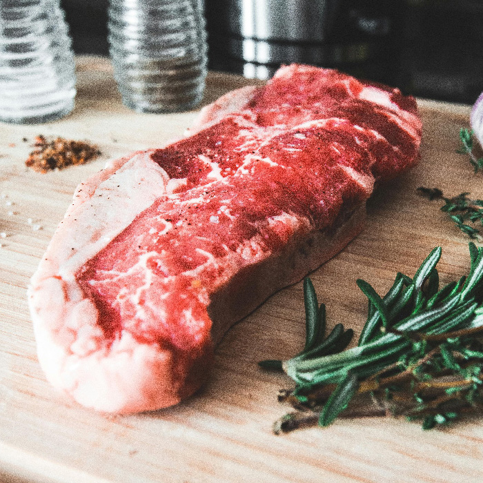 Oksestriploin Brasil - ca 5,5 kg. pr. stk.